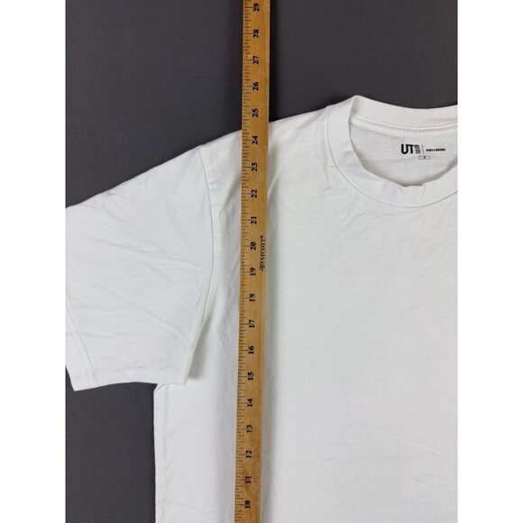Uniqlo Kaws Andy Warhol Collab White Shirt Heart Streetwear Hype Drawing Art Tee - Picture 7 of 7
